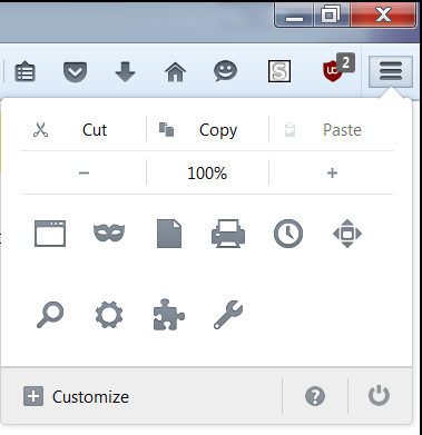 Australis Menu Panel mods