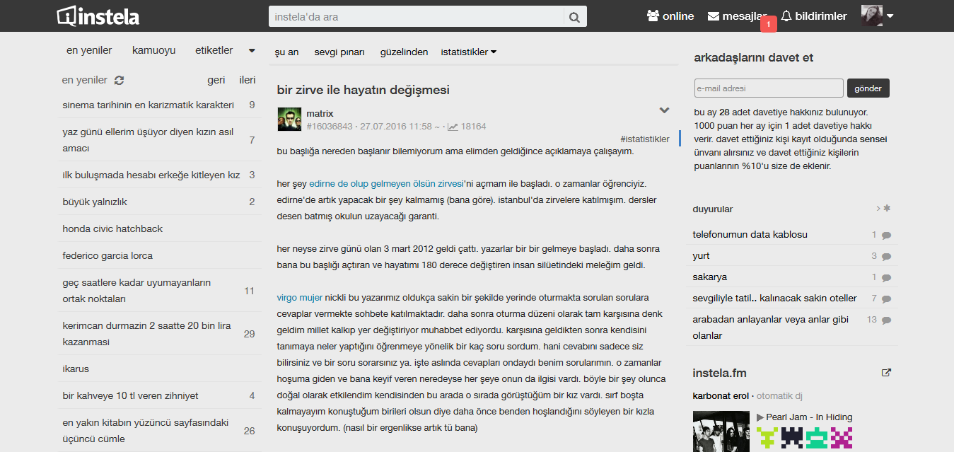 Instela Test