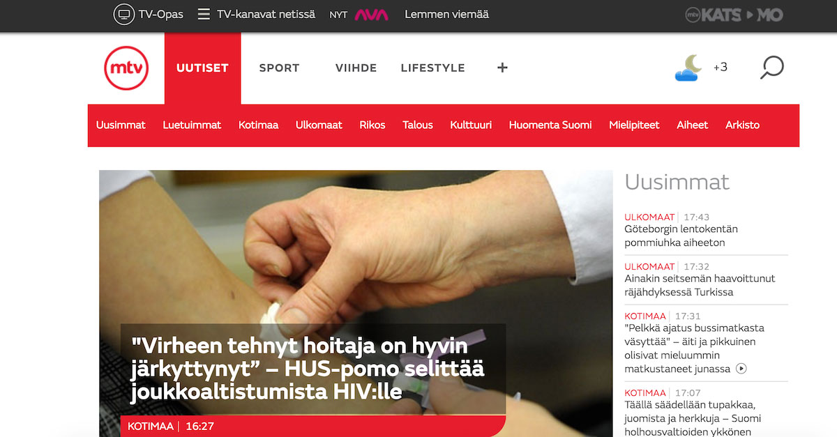MTV3.fi clean up
