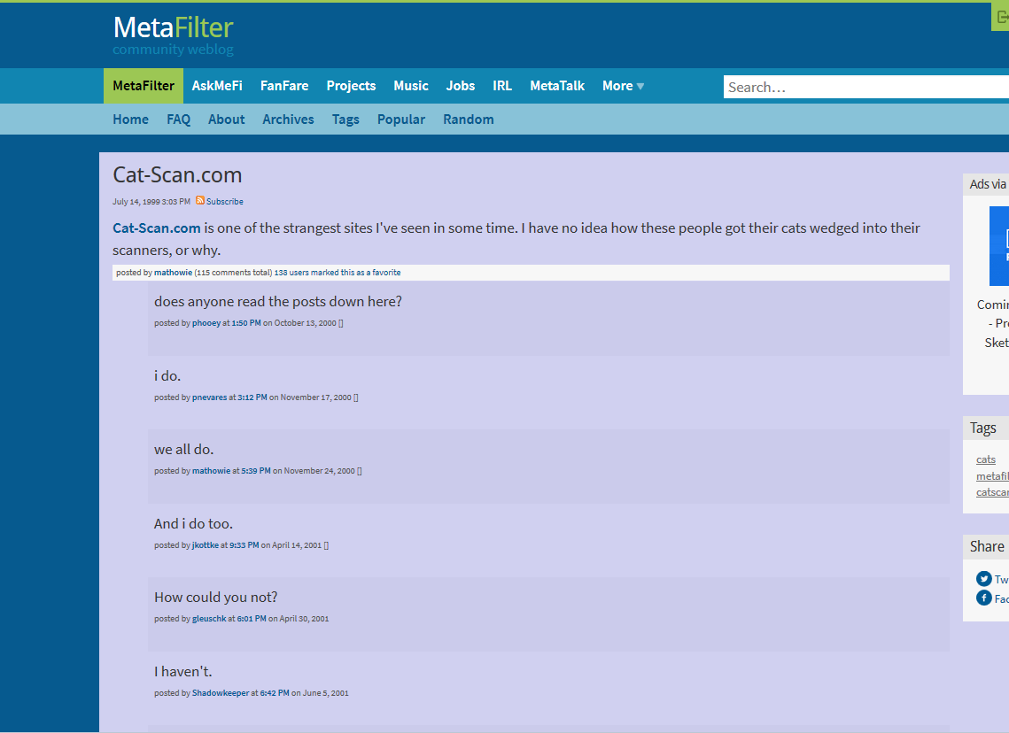 less-bright metafilter