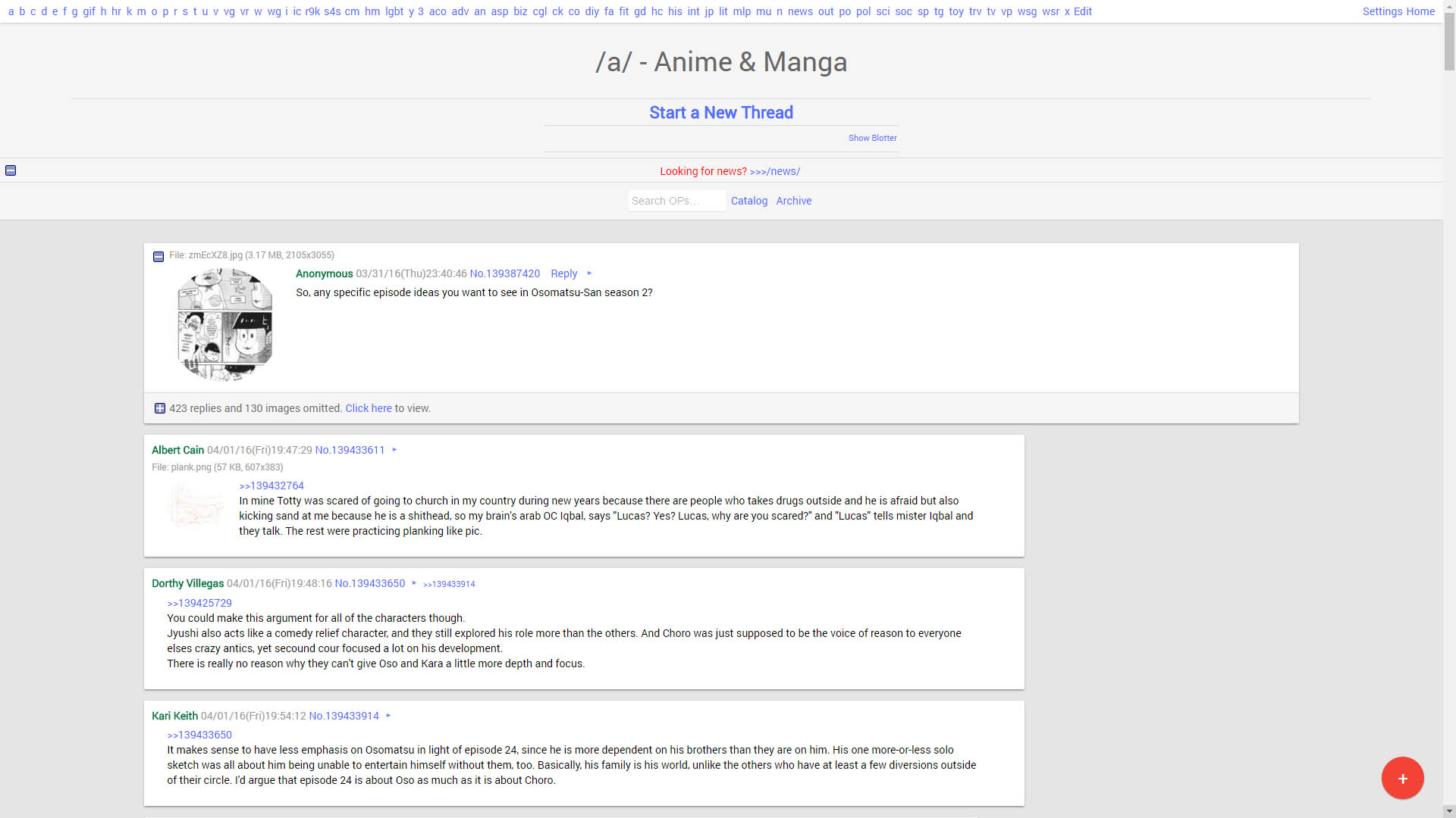 4Chan Google+ Theme / April Fools 2016 Theme