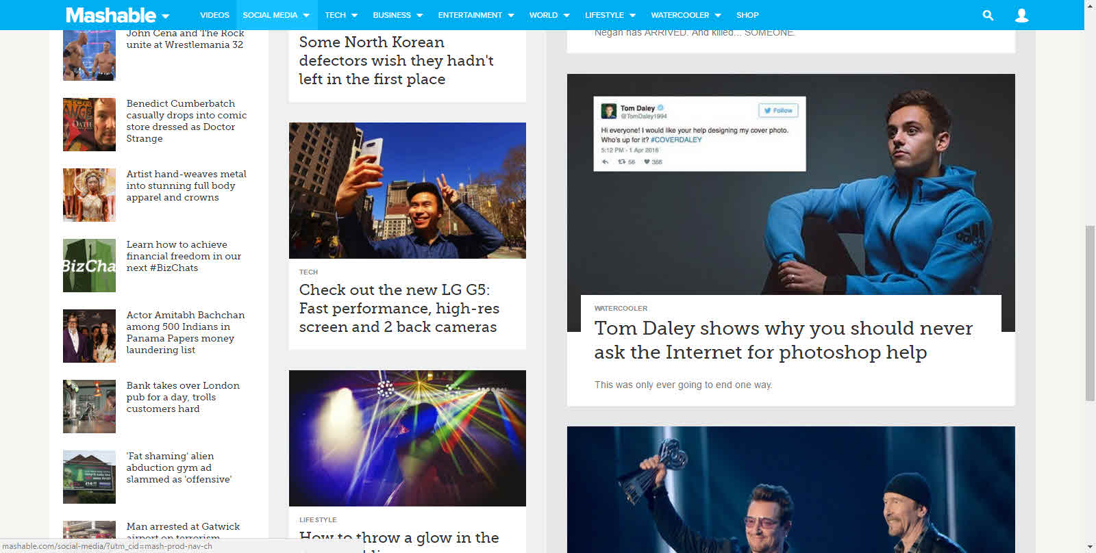 Unsociable Mashable