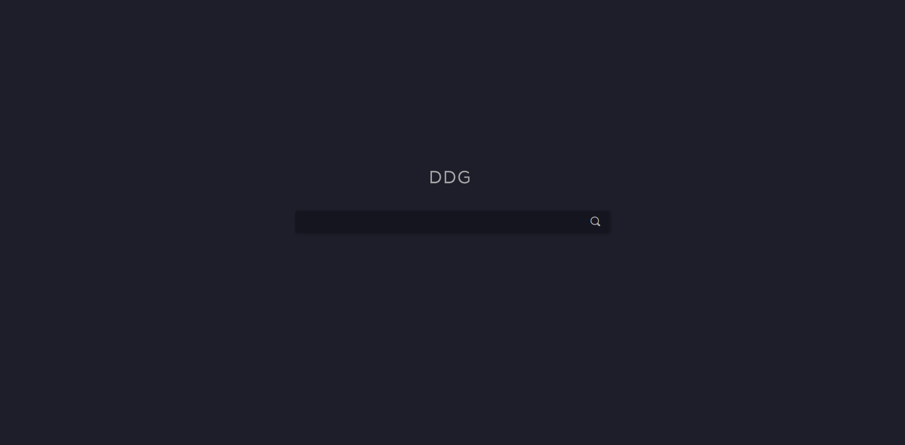 Nocturnal Duck Duck Go Theme