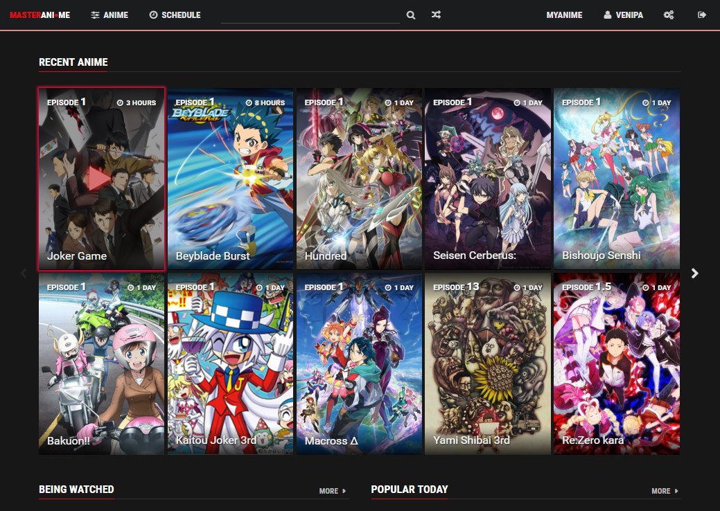 masterani.me custom theme ~Venipa | 04/08 MM/DD