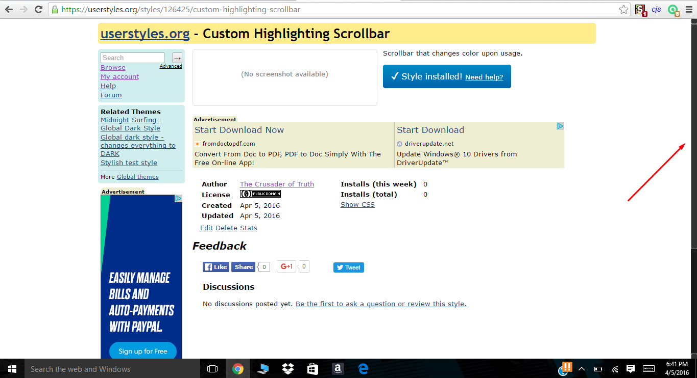 Custom Highlighting Scrollbar