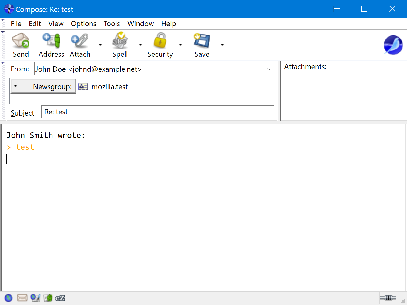 Mail Compose Quote Color