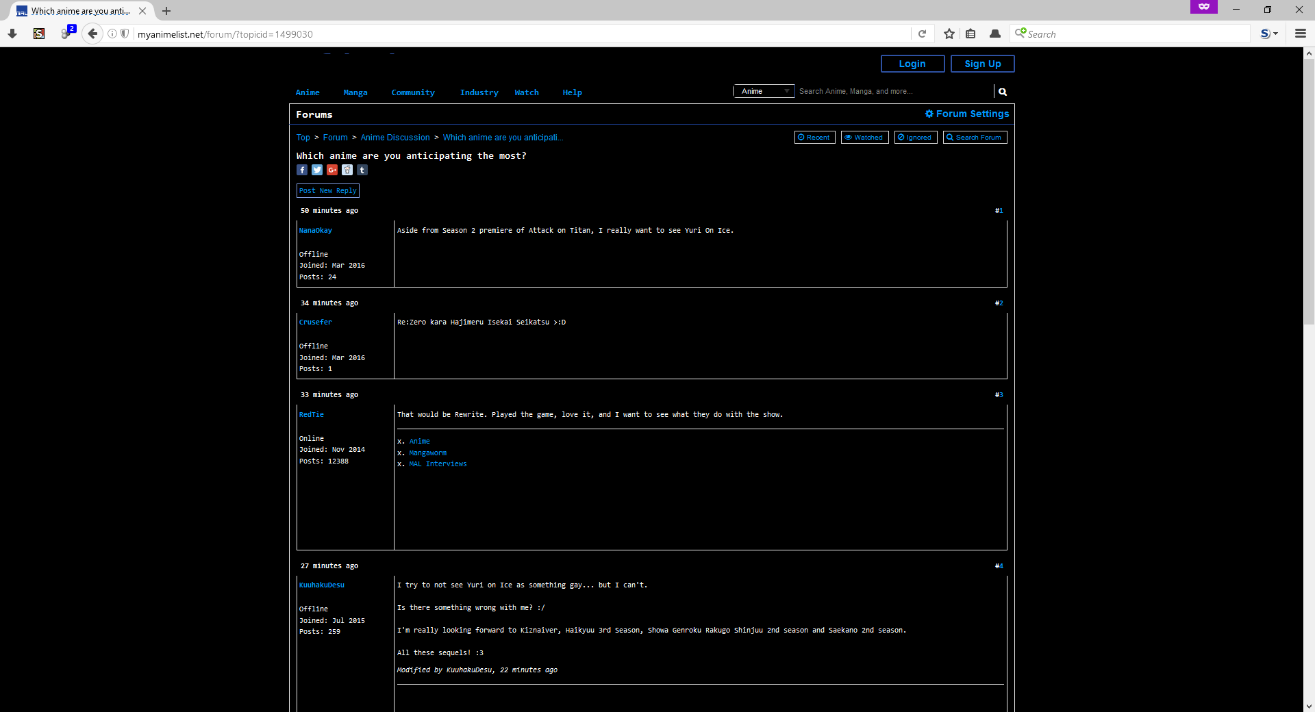MyAnimeList.net image hider