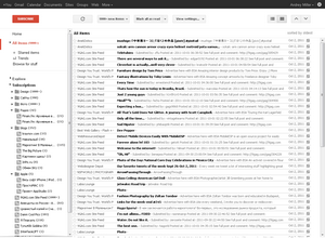 Google Reader (new design) v2.3