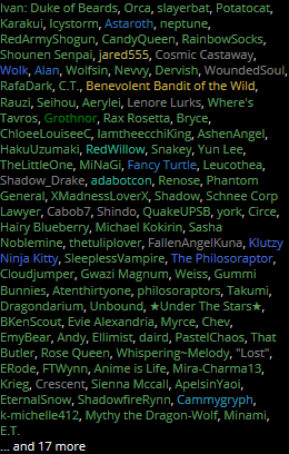 Iwaku - Custom Usergroup Colours