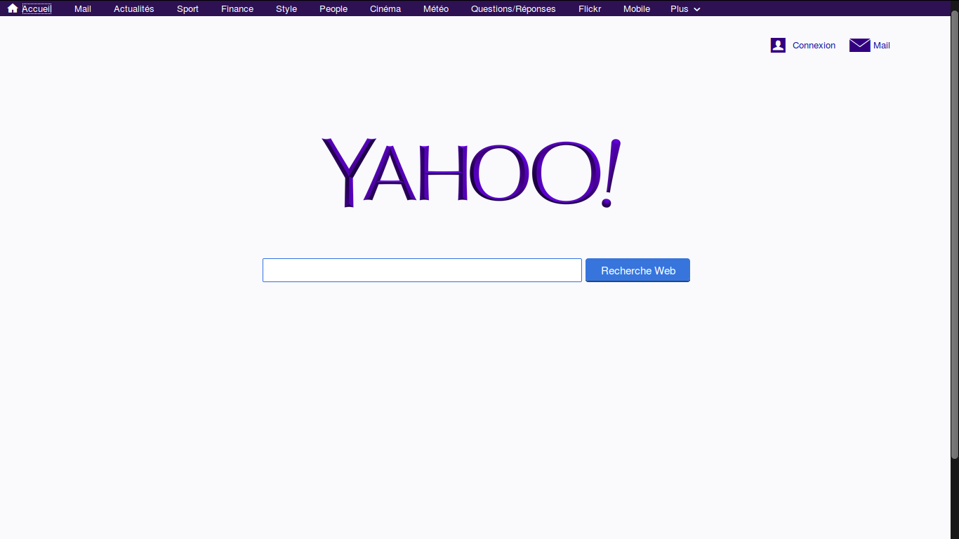 Yahoo! Only Search Homepage