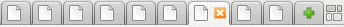 Compact square tabs
