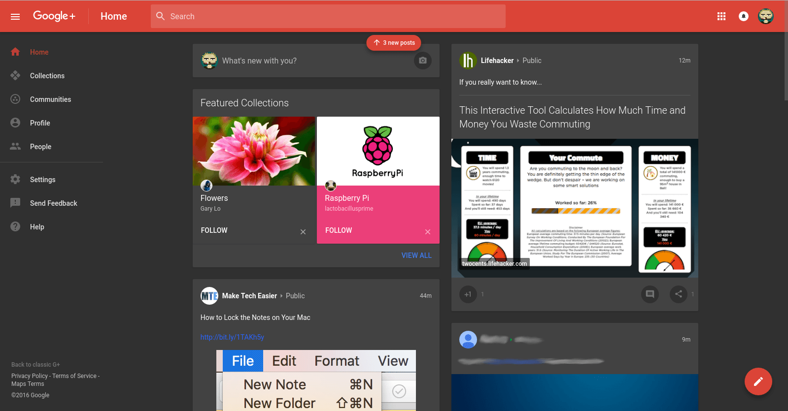 G+ Material Dark