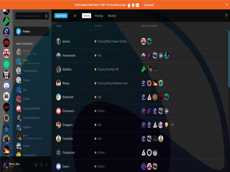 Discord Blue Beam