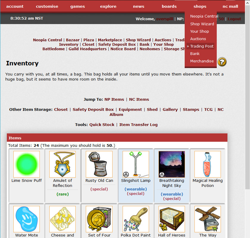 Neopets Saolin No Sidebar Version