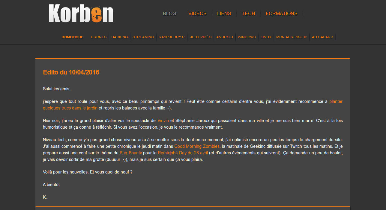 Korben Simple Dark | NOT MAINTAINED