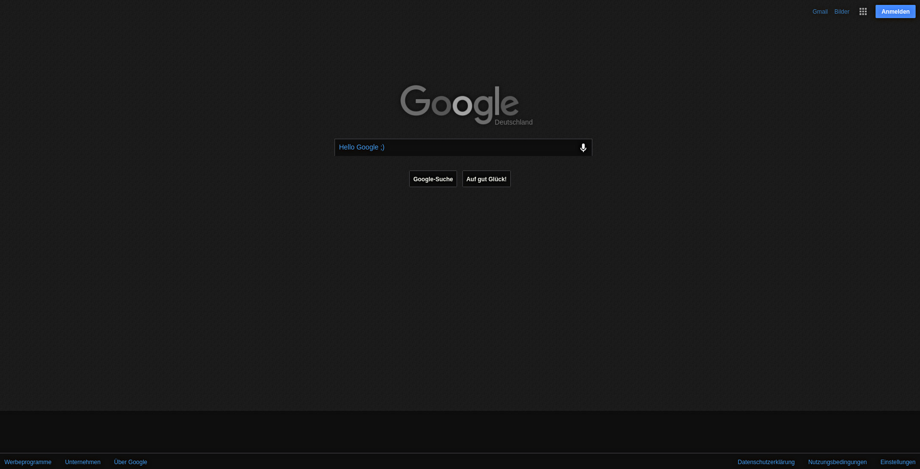 DarkSide Google [Dark and Flat Theme]