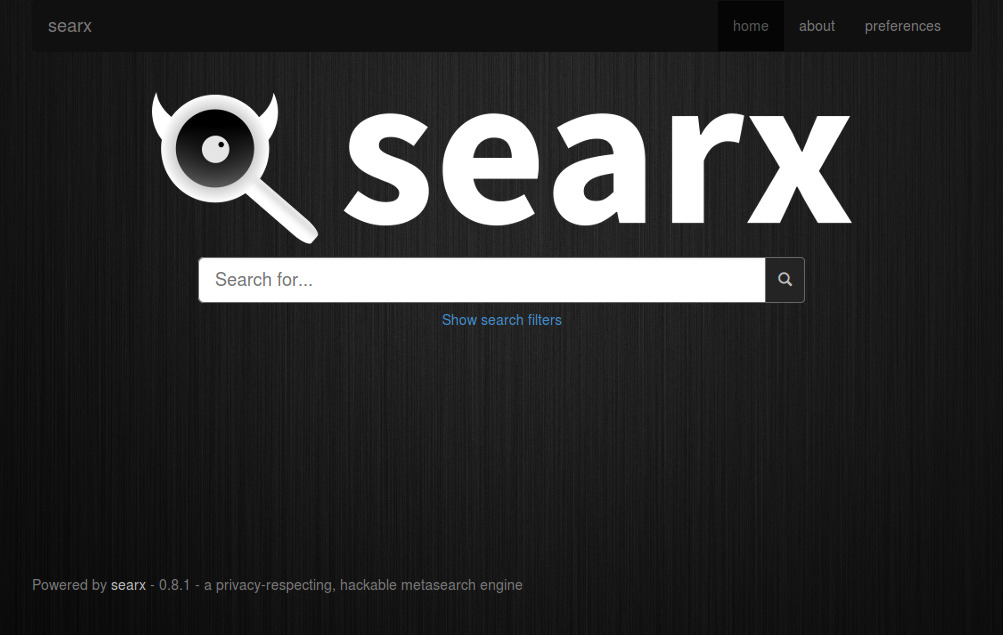 Dark Searx Oscar Pointhi Theme (8 backgrounds)