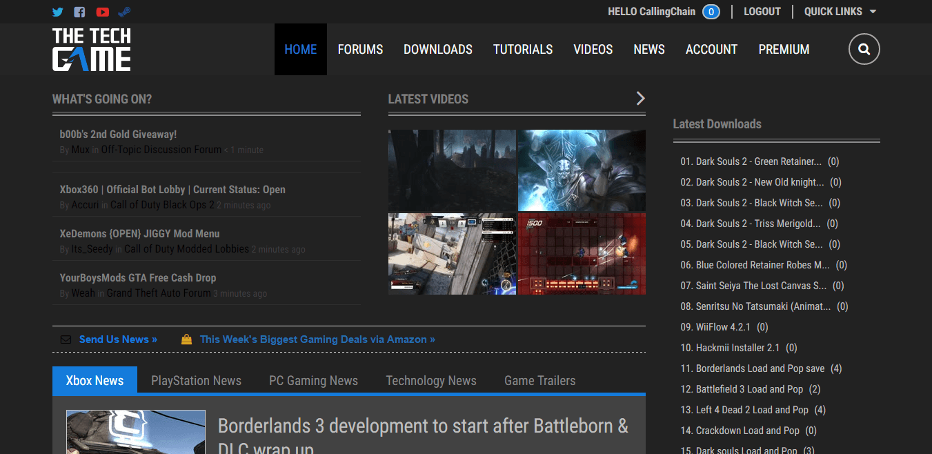 TheTechGame [v5 - Dark Theme Edit]