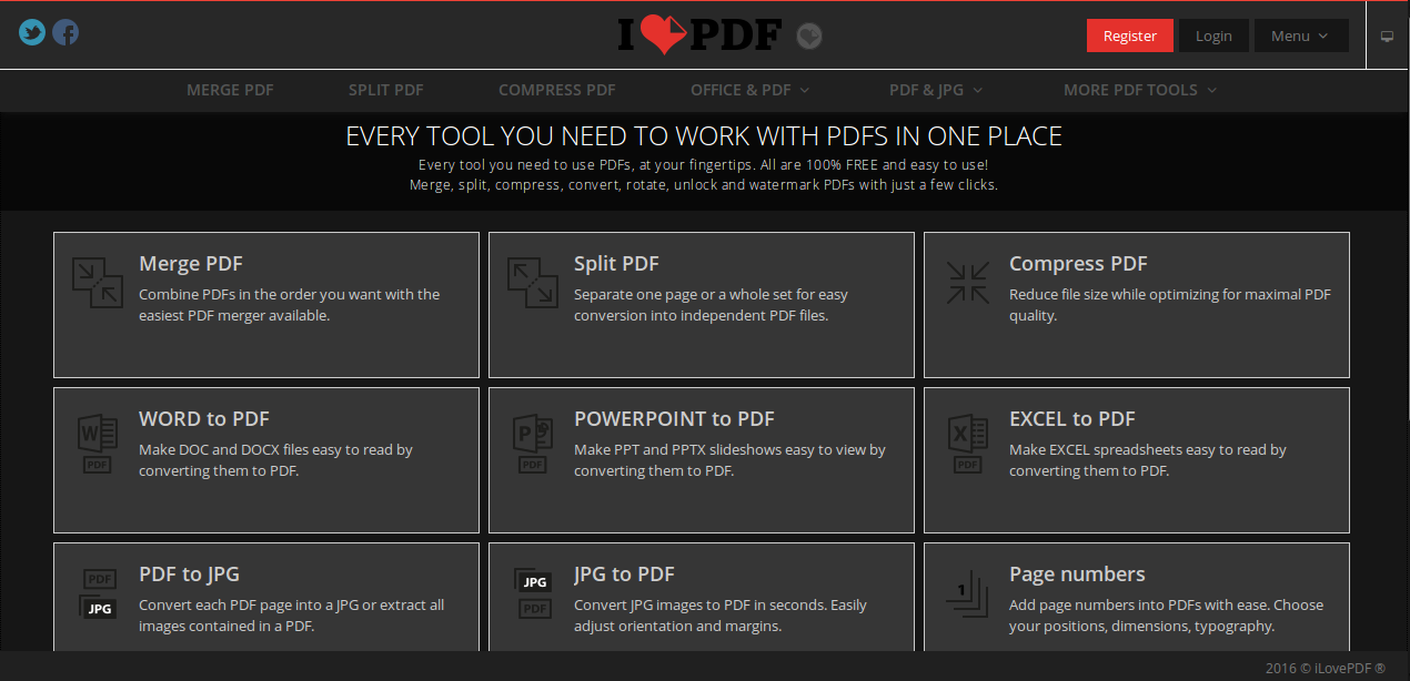 I Love PDF Dark