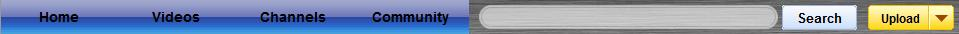 YouTube Top Bar Theme - Mac Brushed