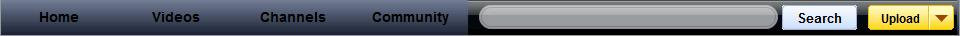 YouTube Top Bar Theme - Windows Vista 2