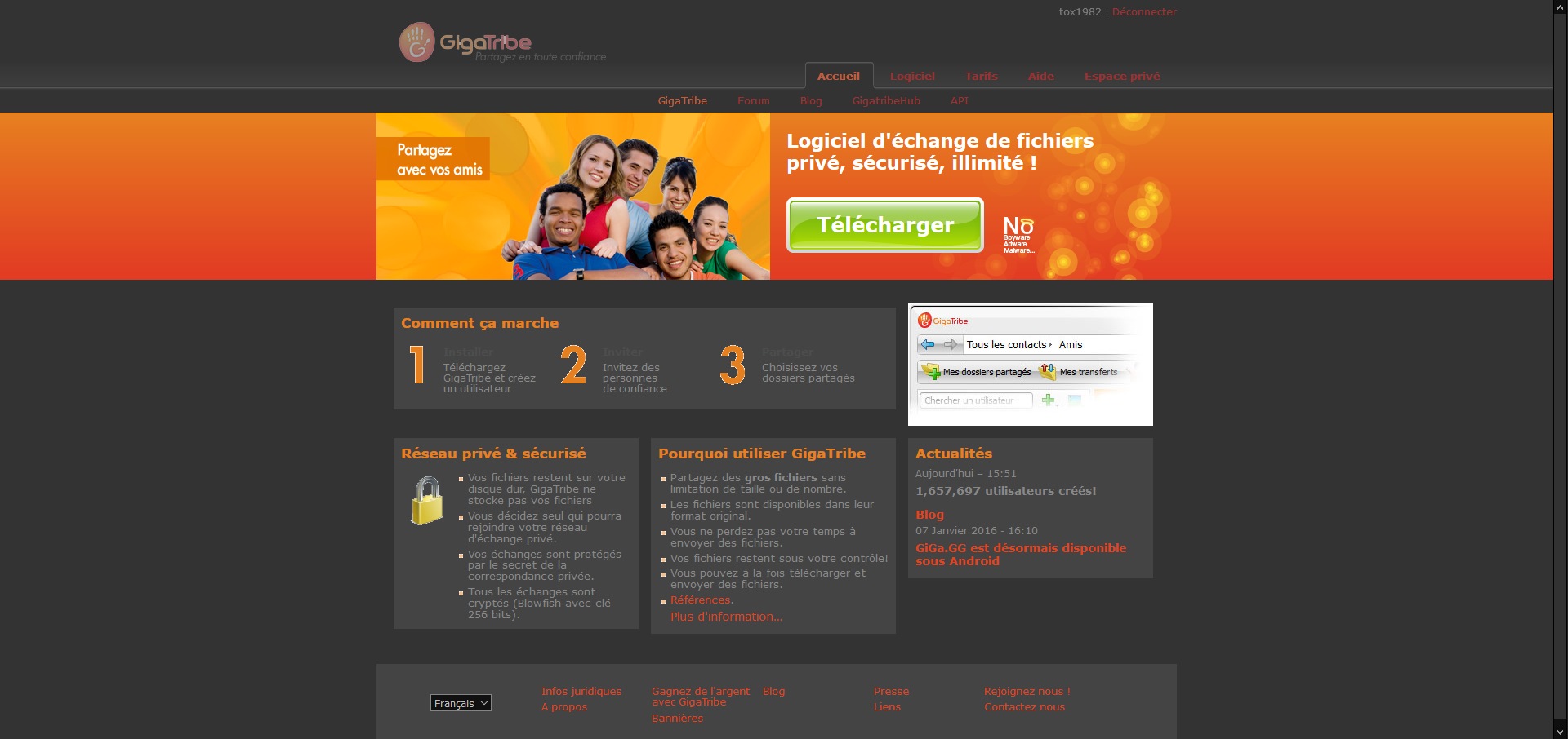 Gigatribe Dark by ToX82 v1.0