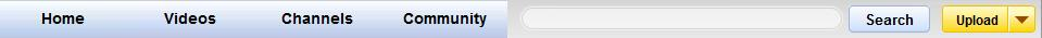 YouTube Top Bar Theme - Old Colors
