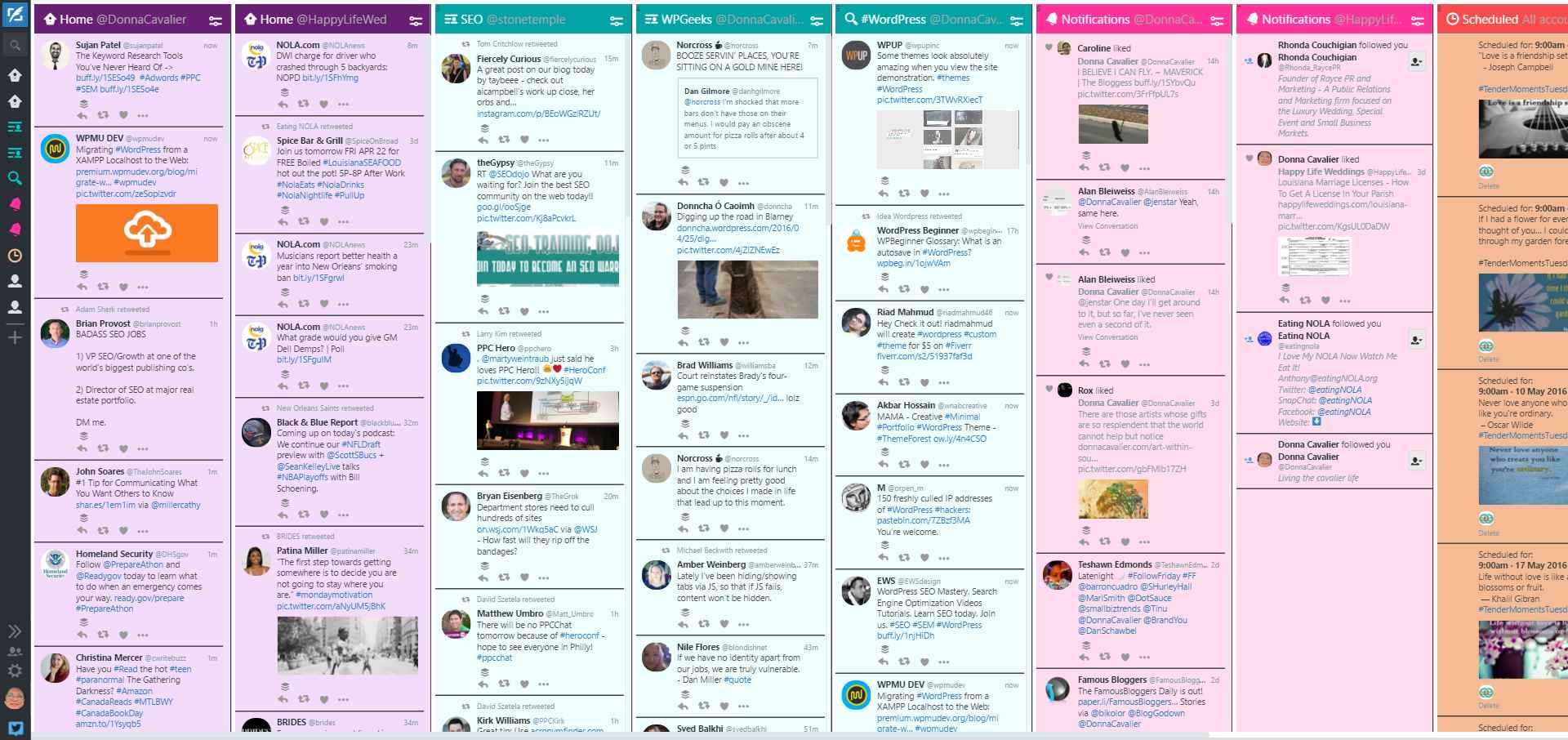 Tweetdeck Alternative Metro Lite (w/ column colors