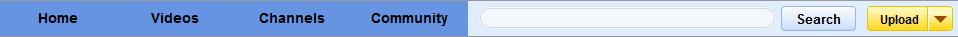 YouTube Top Bar Theme - Gmail Theme