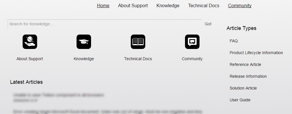 SDL Gateway Support Portal