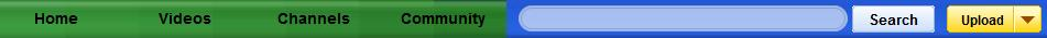 YouTube Top Bar Theme - Windows Xp 1
