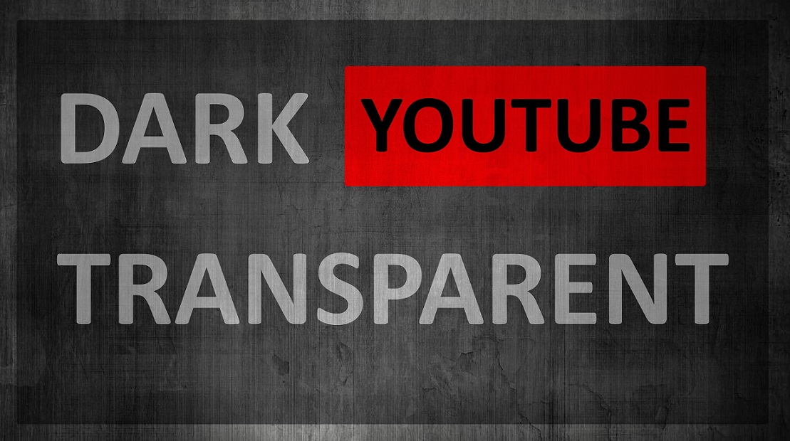 Outdated - Dark Transparent Youtube