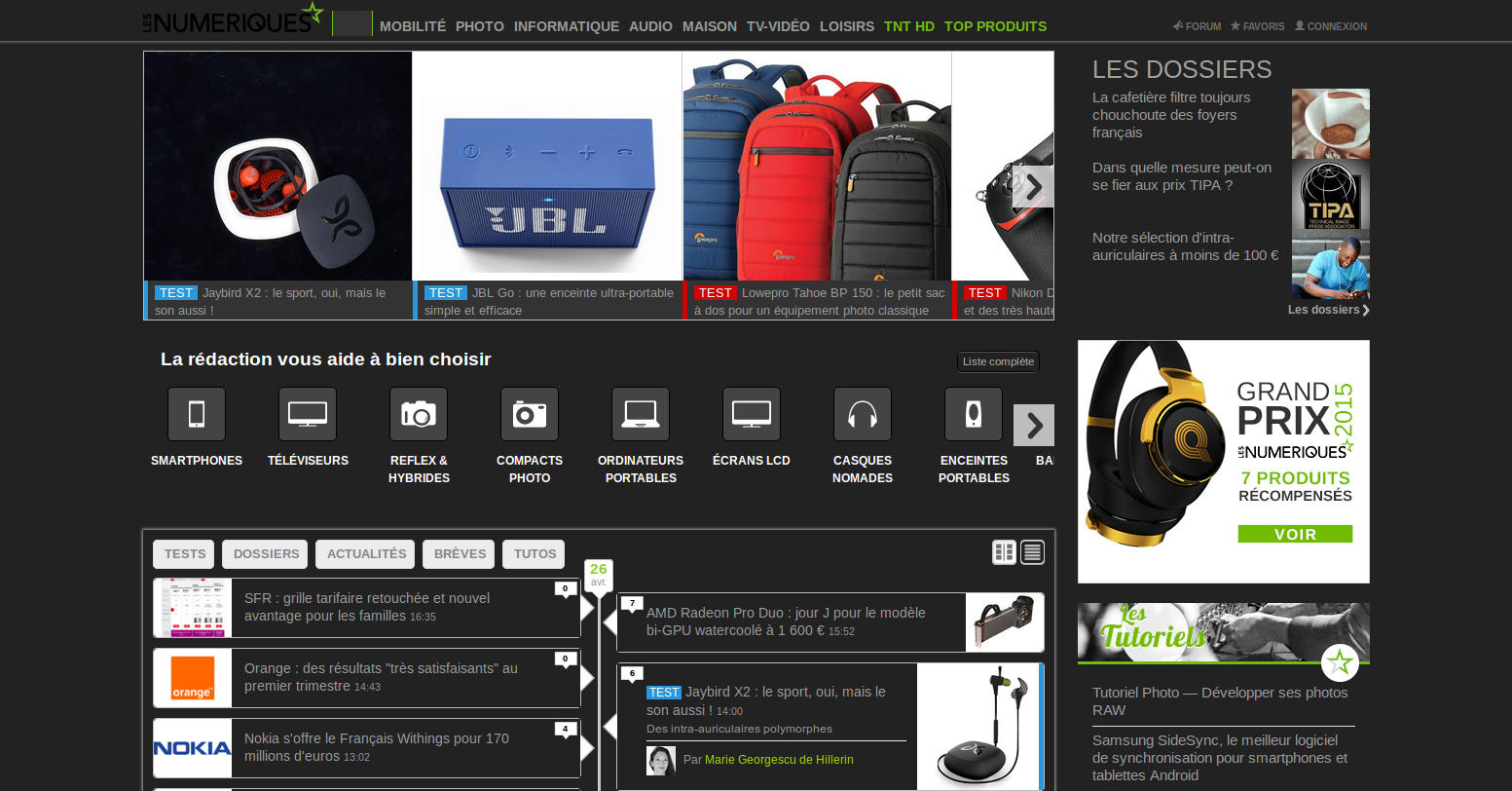 LesNumériques Simple Dark