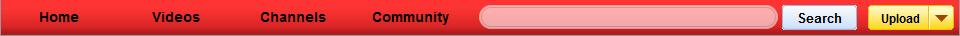 YouTube Top Bar Theme - Red