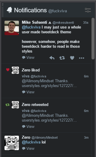 Revert Tweetdeck changes to tweet actions