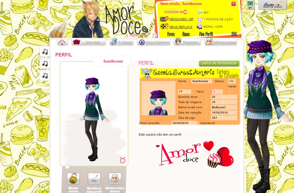 Amor Doce - Tema Sanji