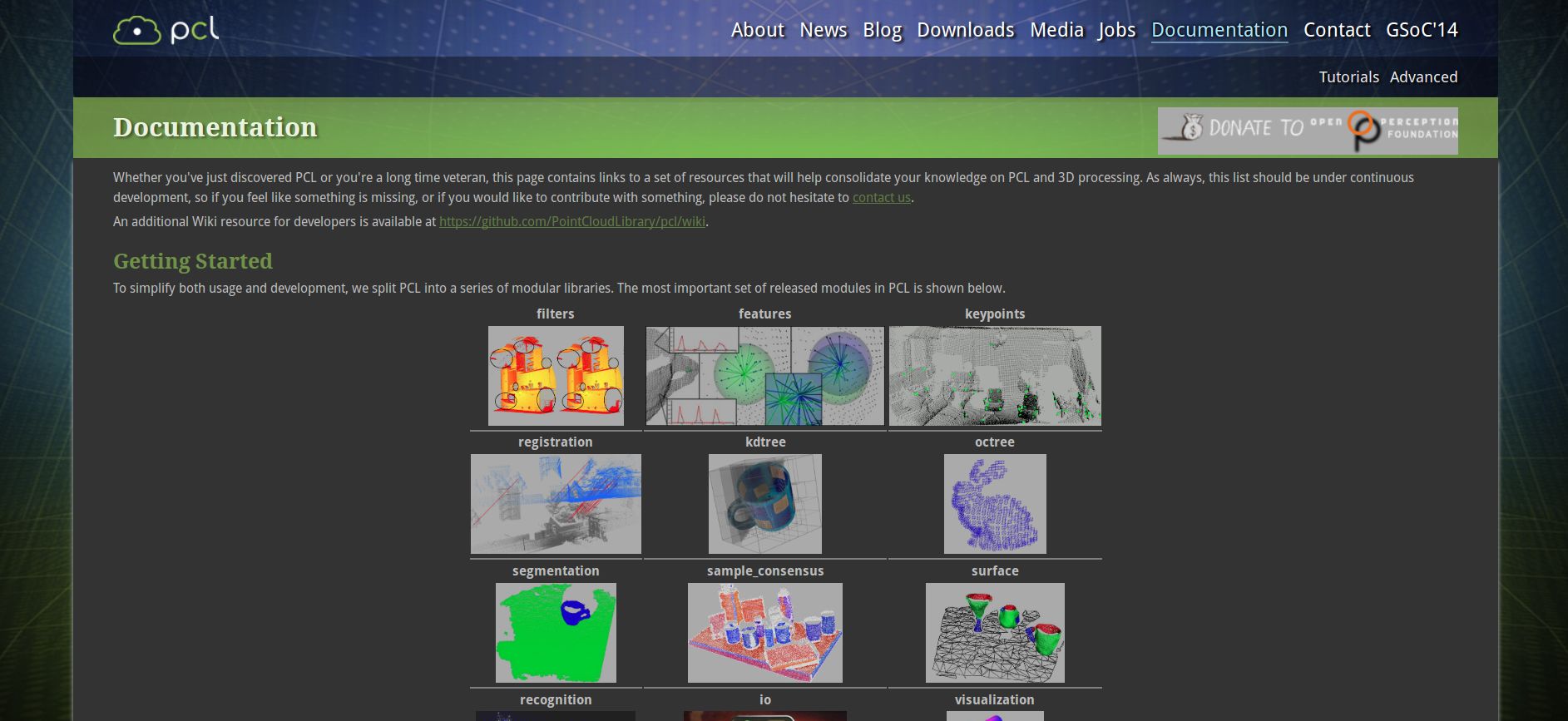 Point Cloud Library Dark