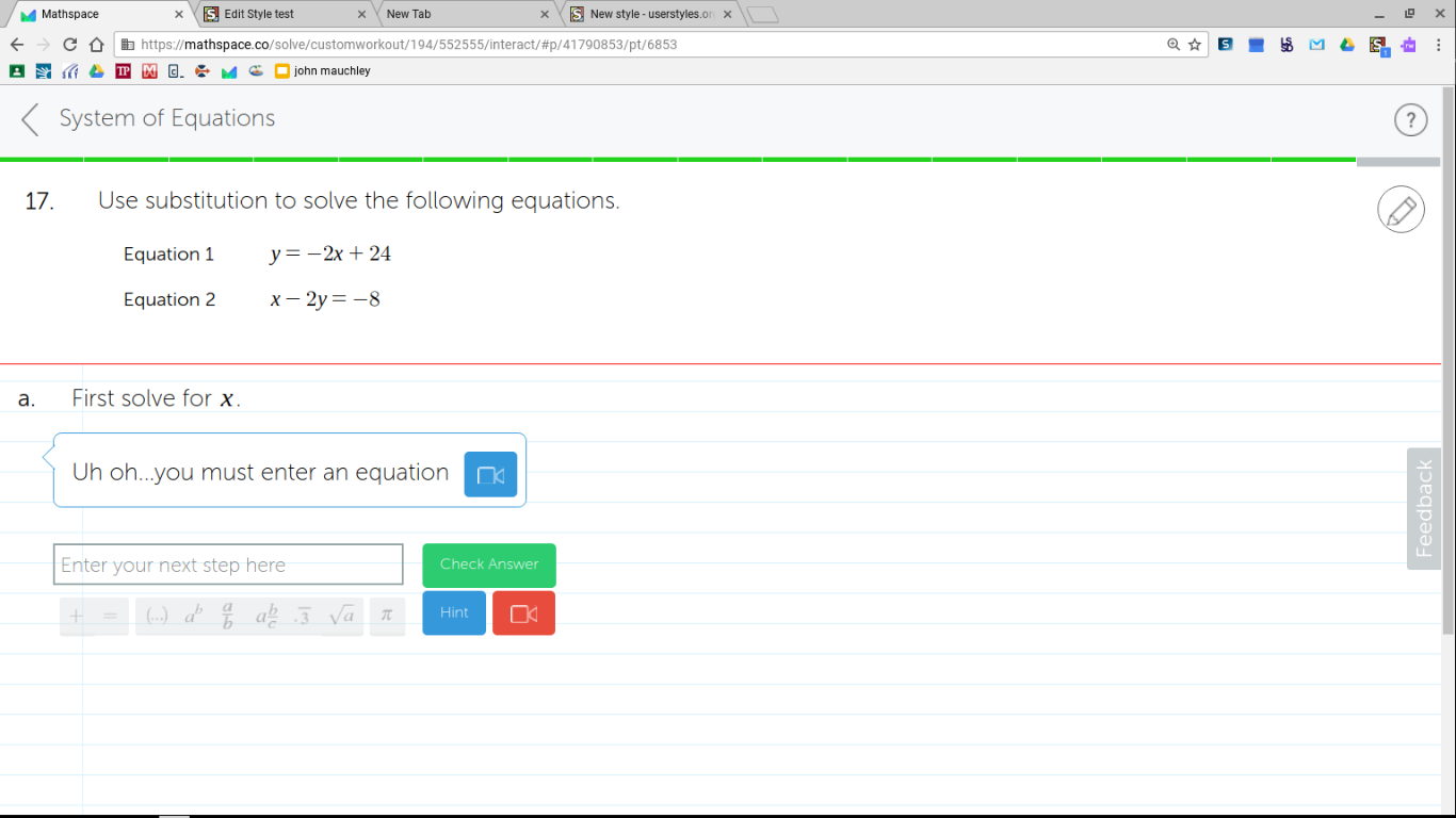 mathspace cheater