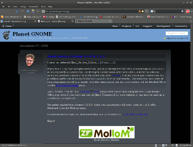 Planet Gnome - Dark Style