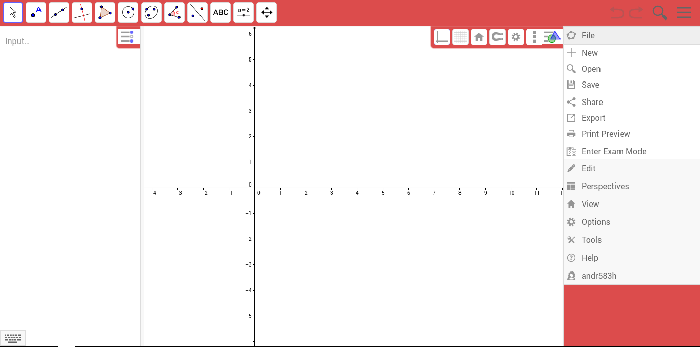 Geogebra Red Skin.