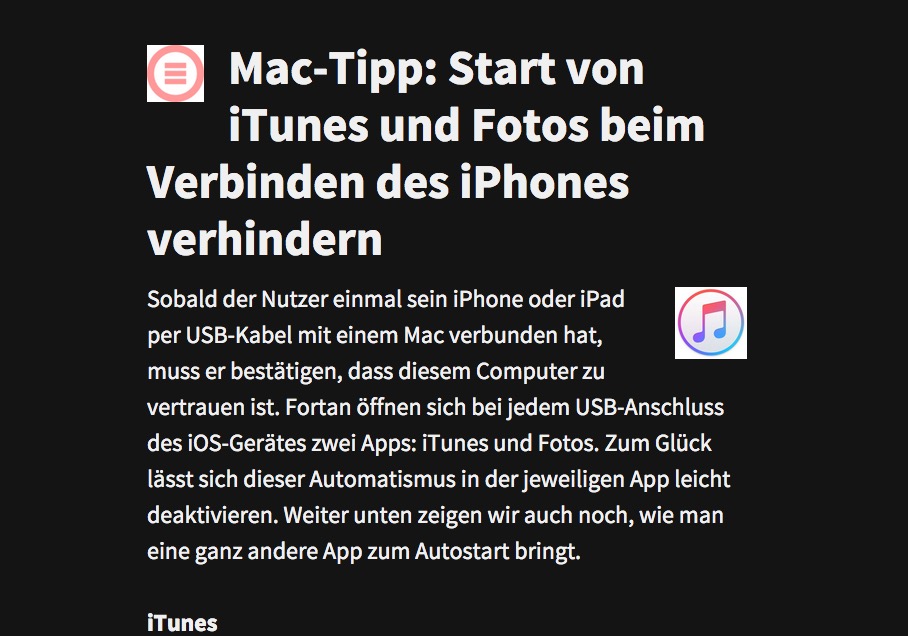 Mactechnews minimalist Dark