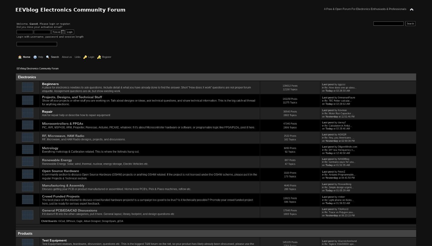 EEVBlog Forum Flat Greyscale