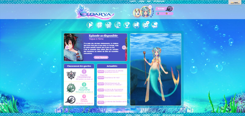 Eldarya thème Sirène - Mermaid theme