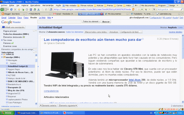 New Google Reader