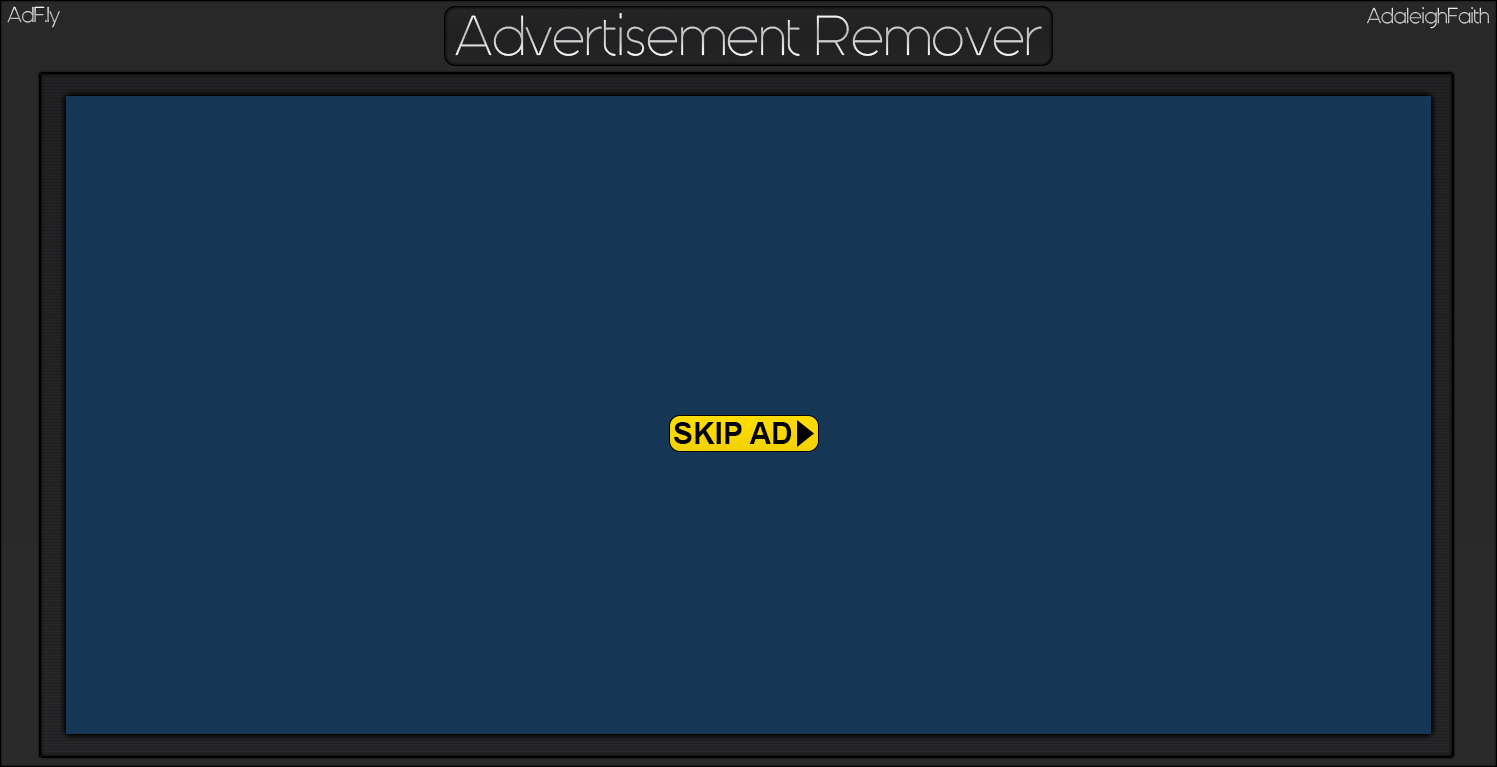 † AdF.ly Advertisement Remover †