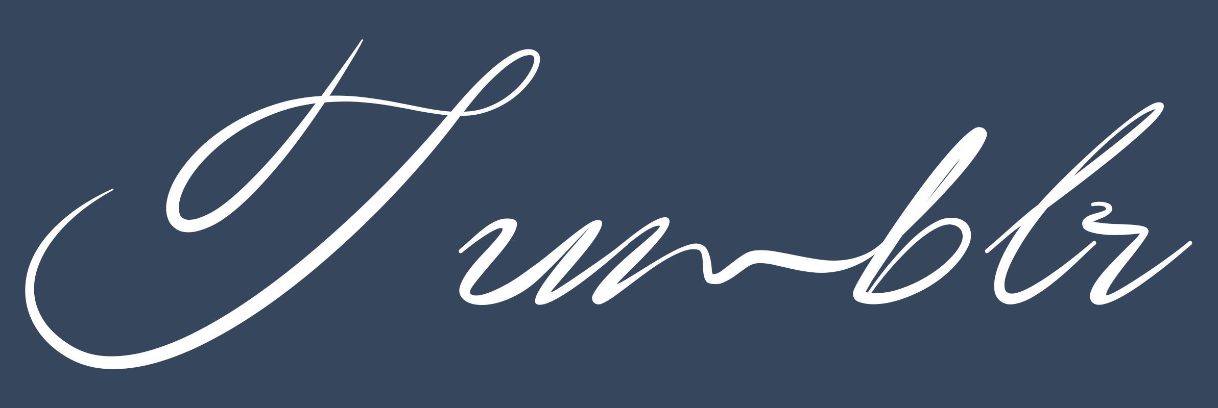 † Tumblr Cursive Banner/Header †