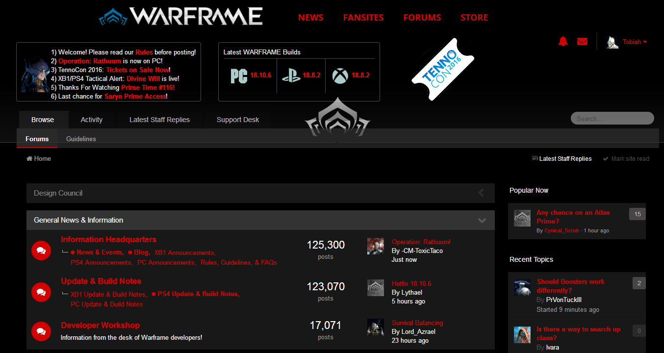 Warframe Forums: Dark reskin