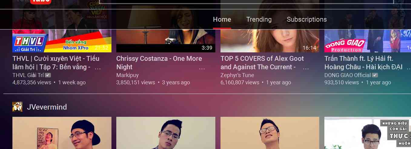 Youtube đấm mắt
