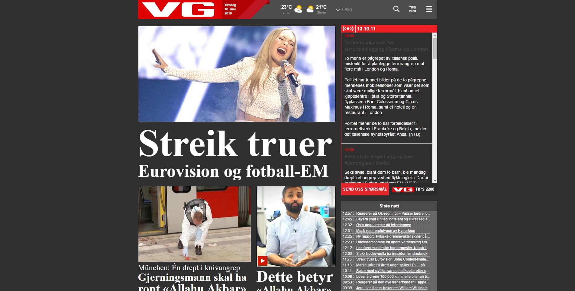 VG.no - Moerk by cfjoelstad