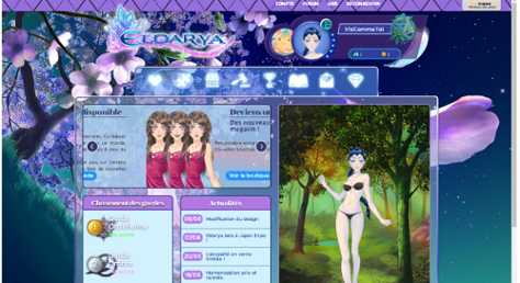Eldarya Bleu Violet